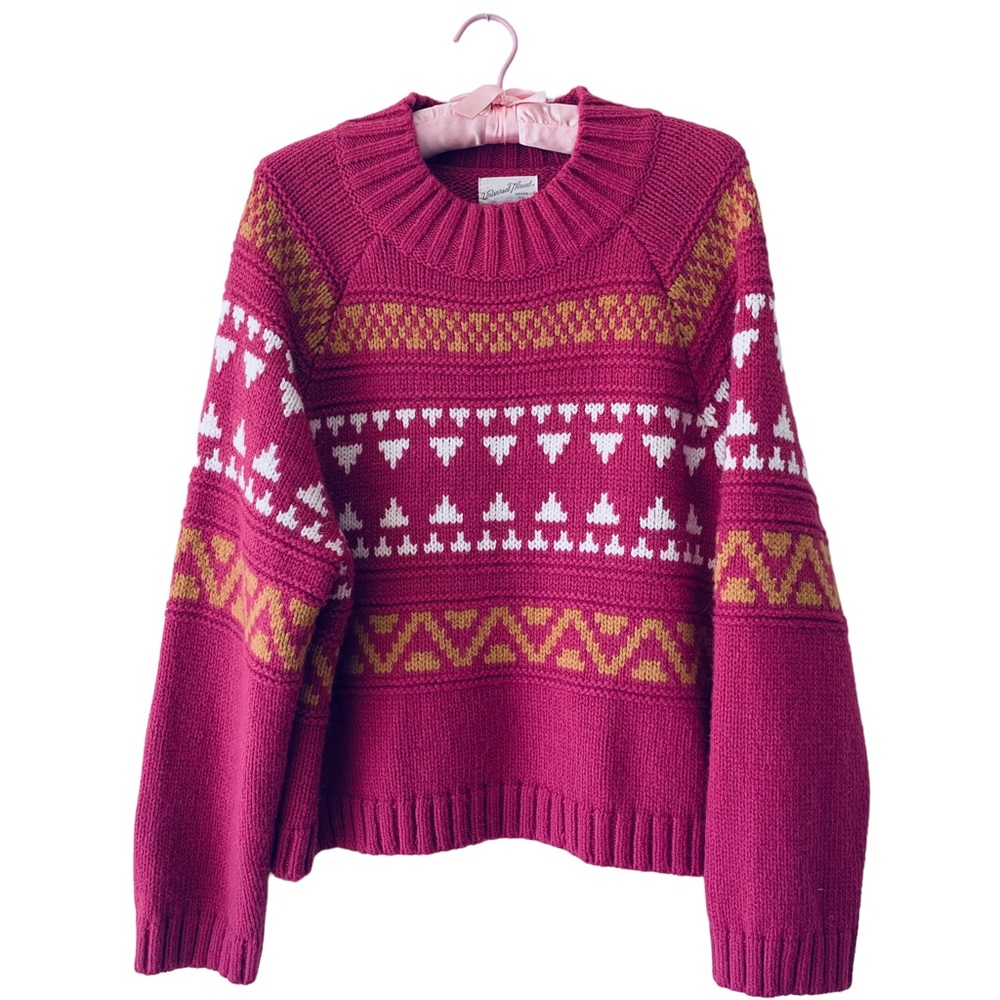 Universal Thread Pink Mock Neck Pullover Sweater - image 5